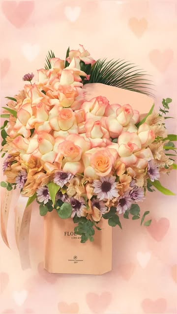 باکس گل هشت ضلعی